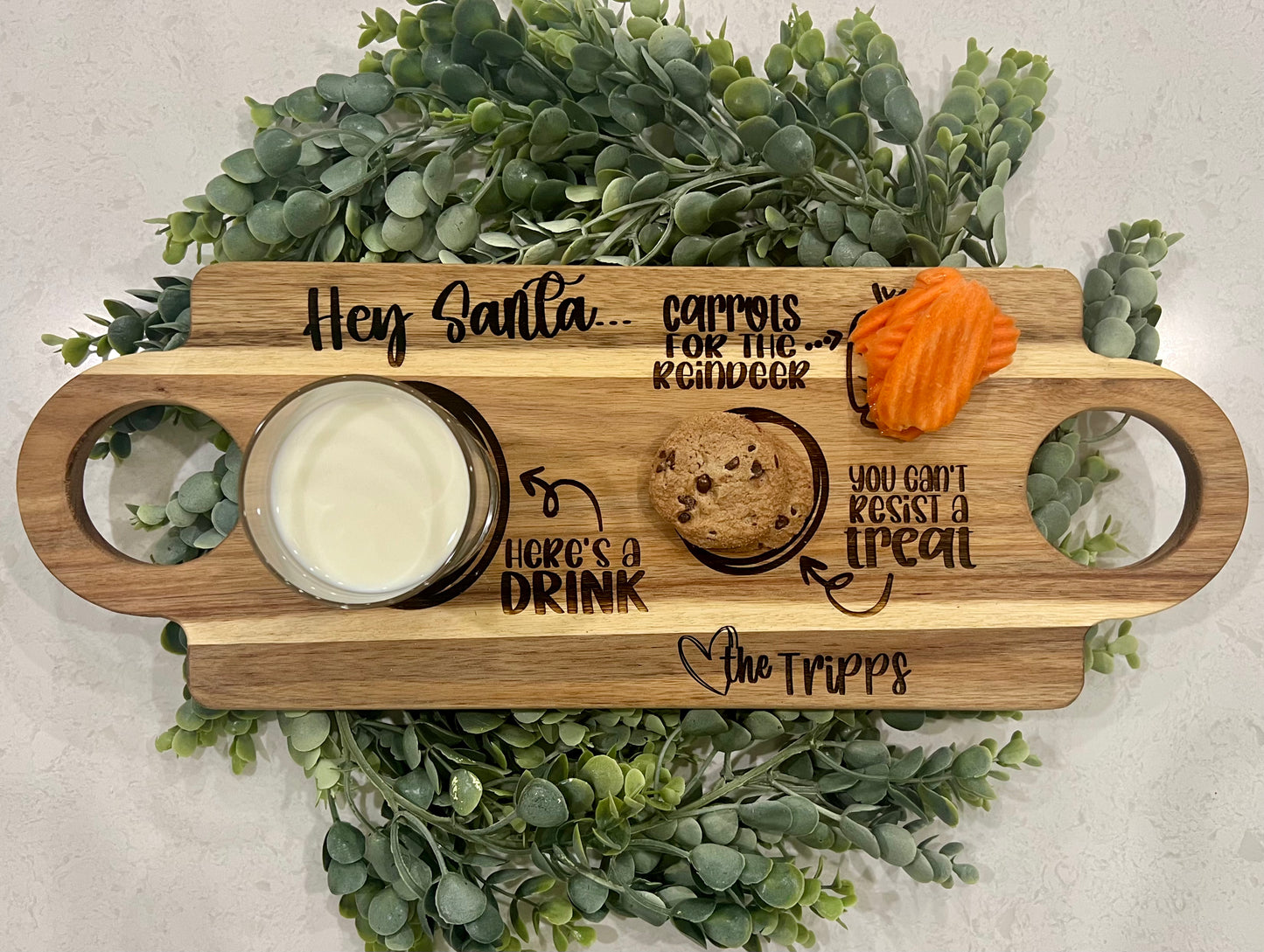 Personalized Santa Tray