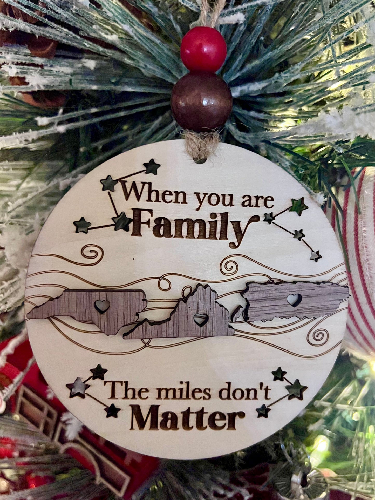 Across the Miles Ornament