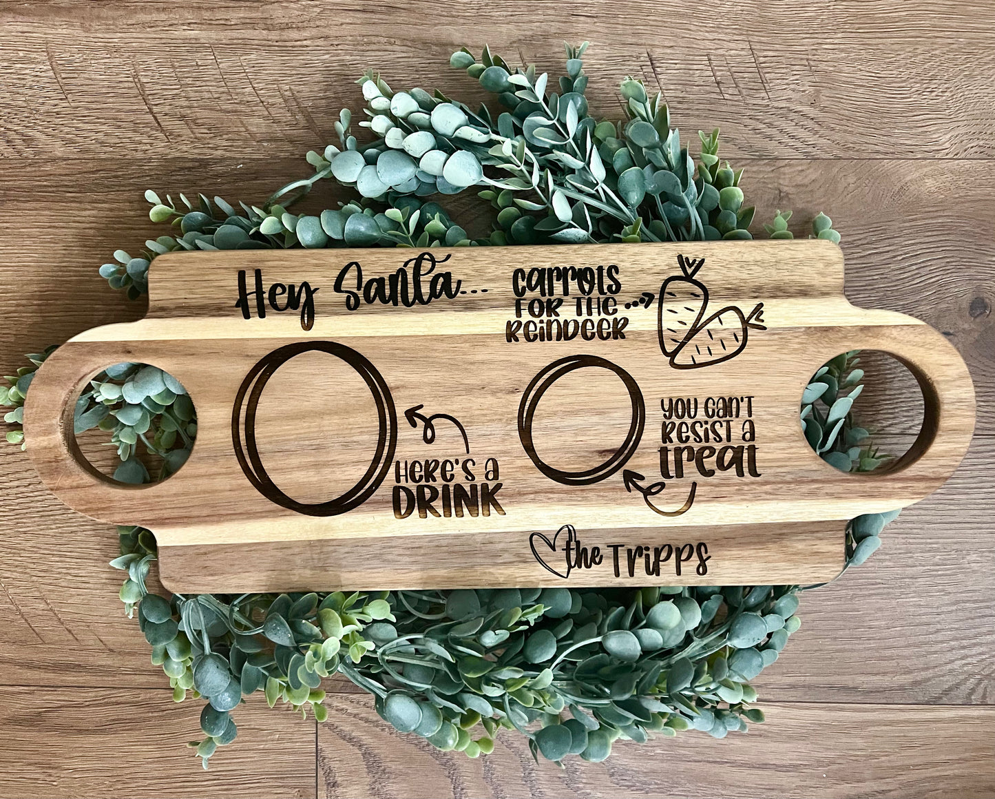 Personalized Santa Tray