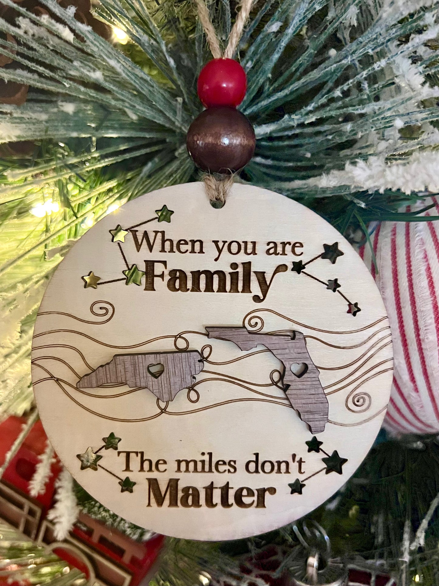 Across the Miles Ornament
