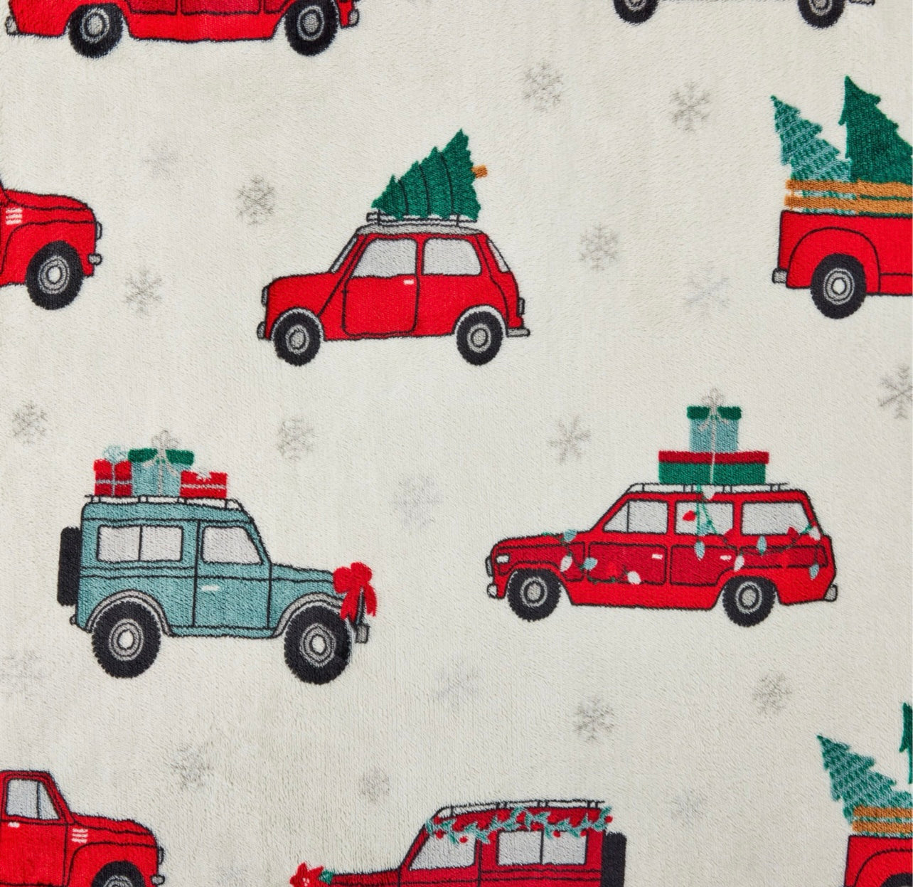 Personalized Plush Holiday Throw