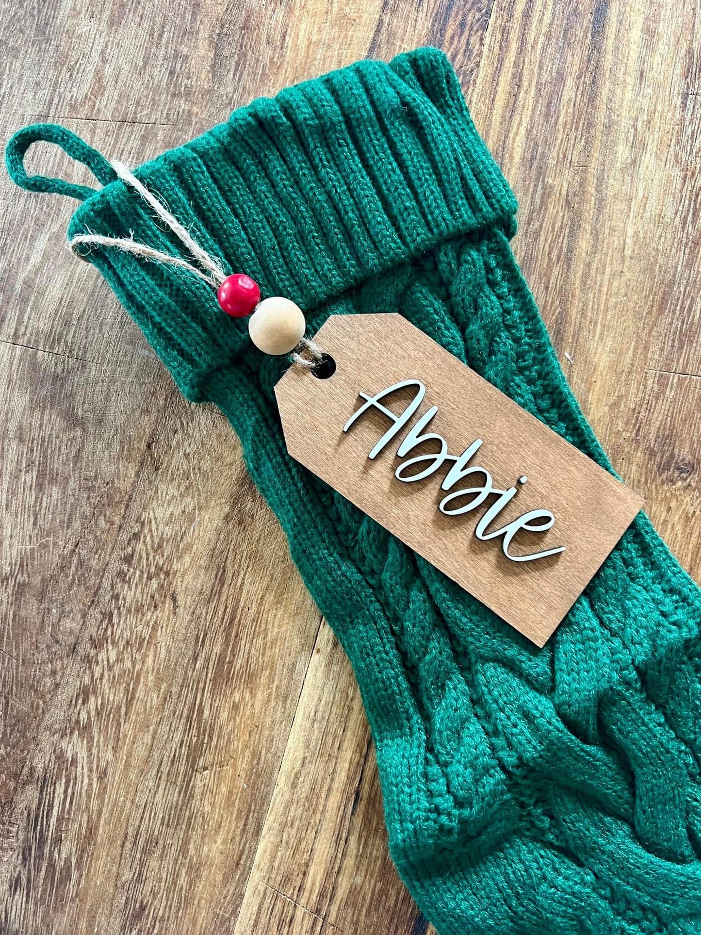 Personalized 3D Wooden Tags