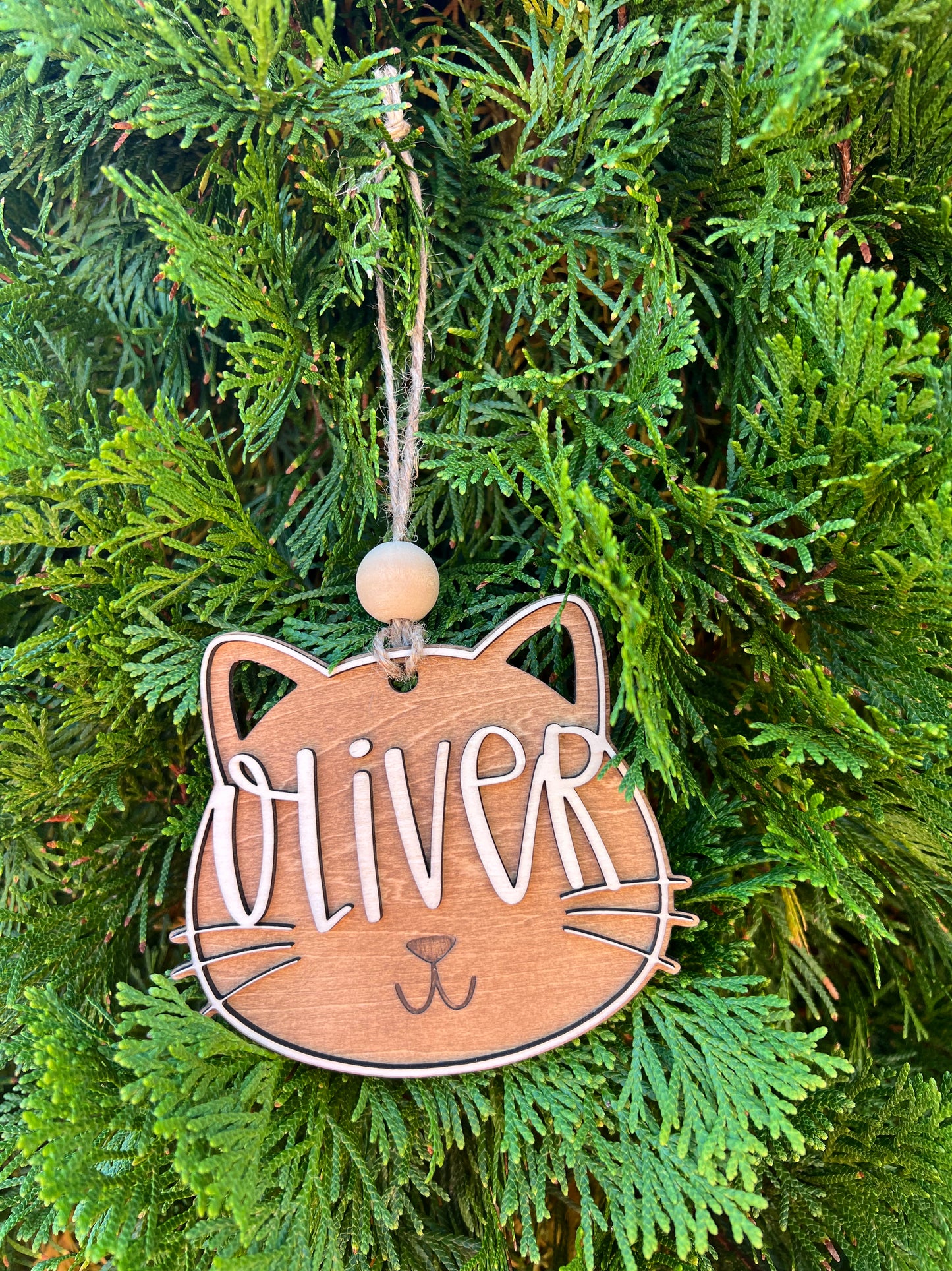 Personalized Cat Ornament