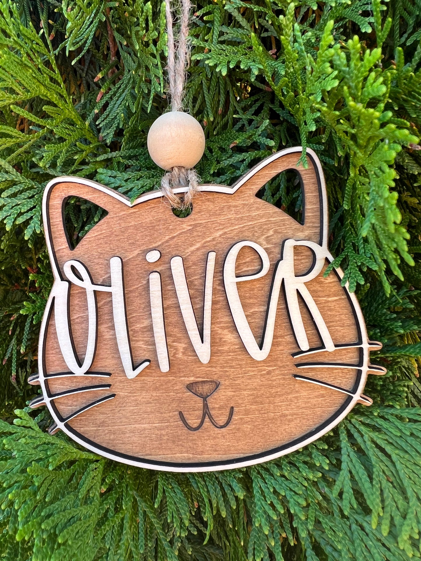 Personalized Cat Ornament