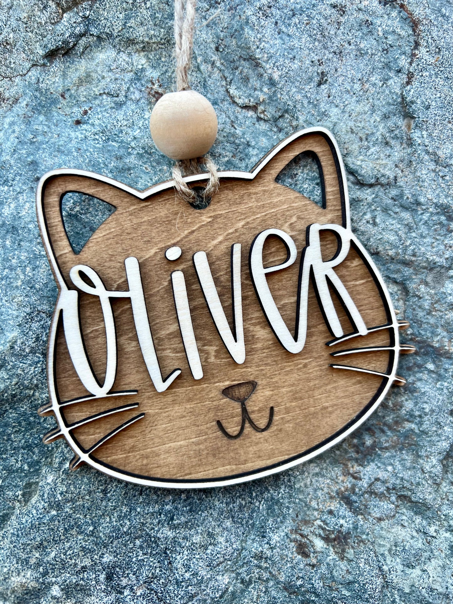 Personalized Cat Ornament