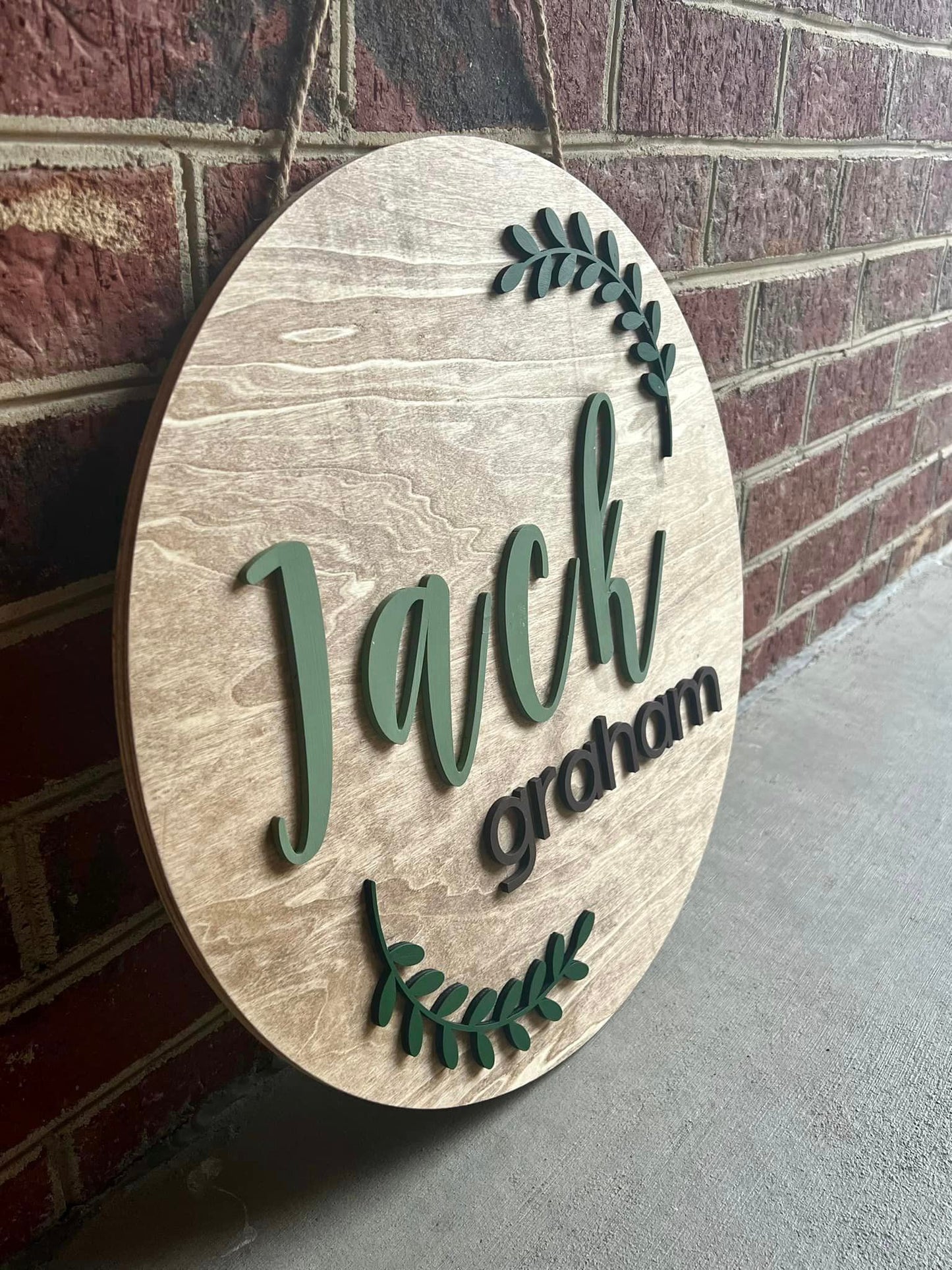 Personalized Nursery Name Sign