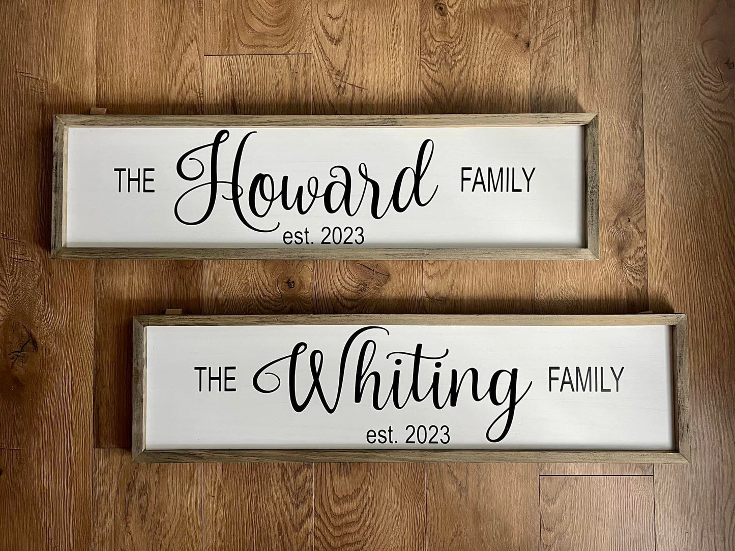 Personalized Wedding Gift Last Name Sign