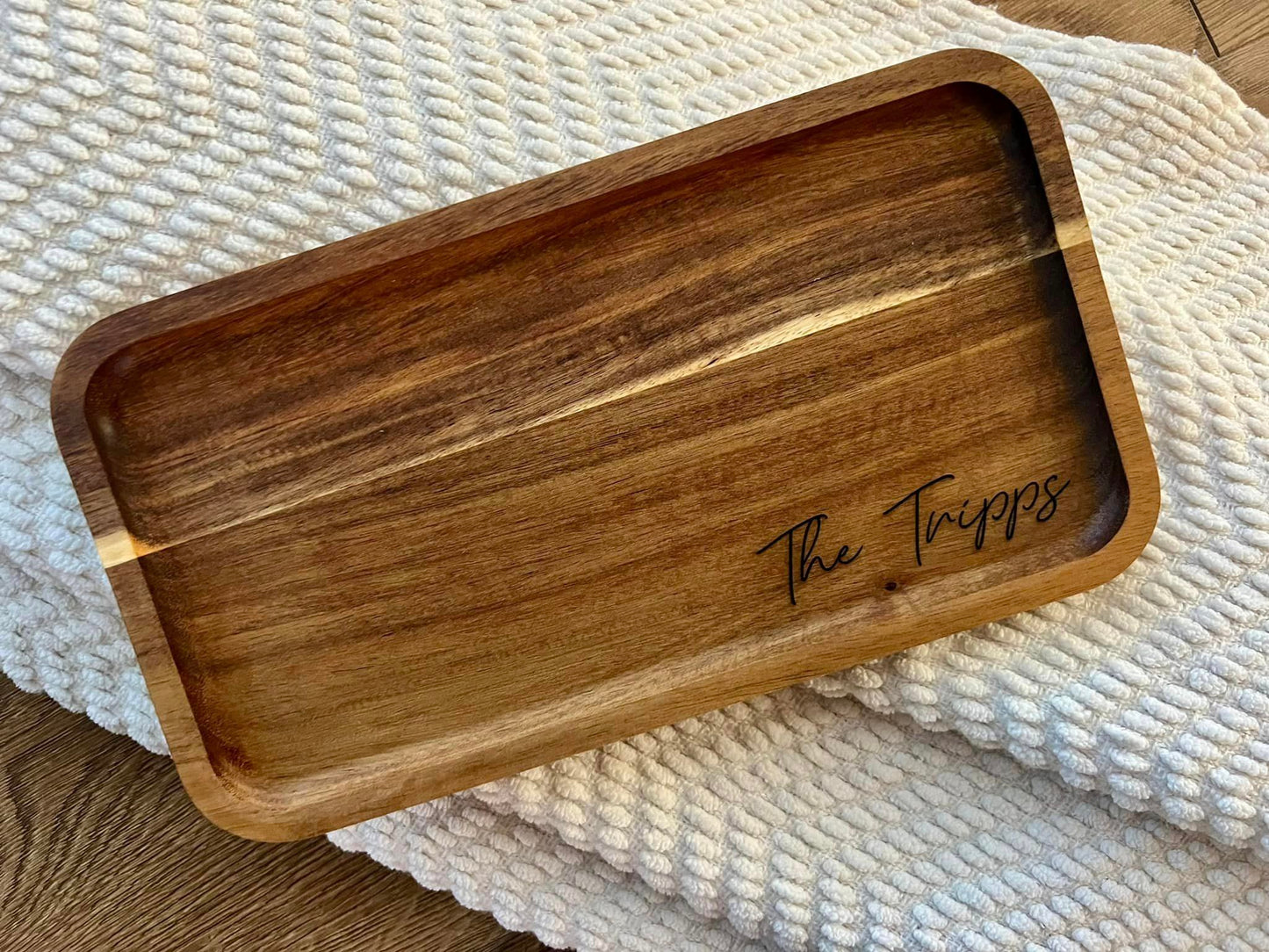 Personalized Wood Tray
