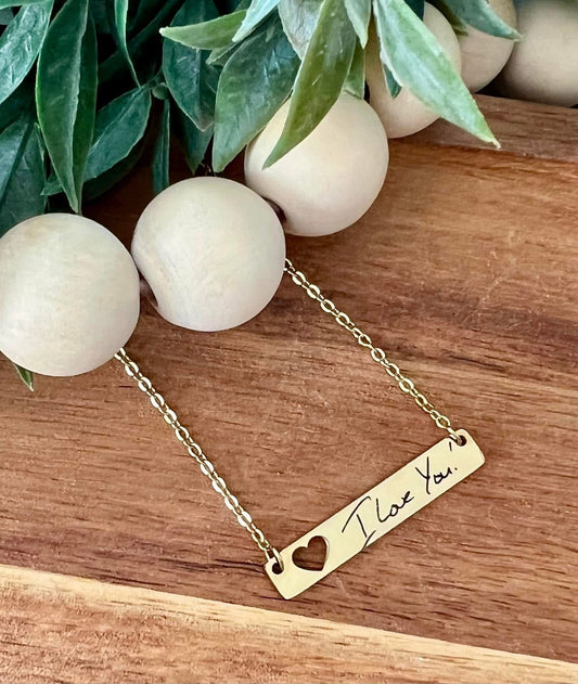 Handwritten Necklace