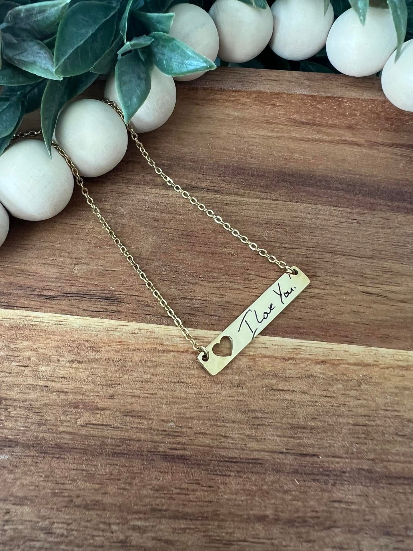 Handwritten Necklace